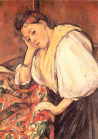 Art - Peinture - Paul Cézanne - The Young Italian Girl - CPM - Voir Scans Recto-Verso - Malerei & Gemälde