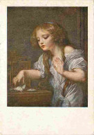 Art - Peinture - J B Greuze - L'Oiseau Mort - CPM - Voir Scans Recto-Verso - Malerei & Gemälde