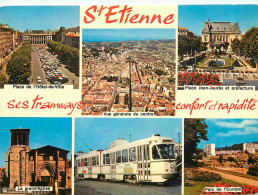 42 - Saint Etienne - Tramways - Multivues - CPM - Voir Scans Recto-Verso - Saint Etienne