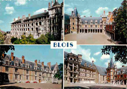 41 - Blois - Le Château - Multivues - Automobiles - Flamme Postale - CPM - Voir Scans Recto-Verso - Blois