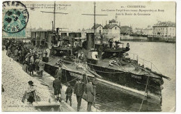 Cherbourg, Bassin Commerce "Le Bravy" Seul Contre-torpilleur Russe Parvenu à Vladivostok Après Le Combat Tsoushima 1905 - Other Wars