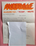 Paquebot ANCERVILLE Compagnie De Navigation PAQUET CNP - Bulletin D'information 7 Août 1972 - Sonstige & Ohne Zuordnung