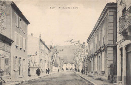 2 Superbes Cpa 26 TAIN. Avenue De La Gare Et Route Nationale 1914 - Other & Unclassified