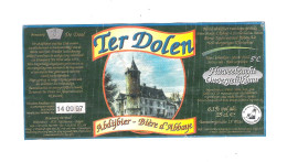 BROUWERIJ DE DOOL - HELCHTEREN - TER DOLEN - ABBIJBIER   -  25 CL- BIERETIKET (BE 691) - Beer