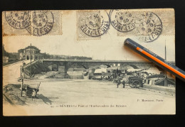 V180O - SEVRES Le Pont Et L'embarcadère Des Bateaux - Hauts De Seine - Sevres