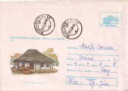 A24813 - Muzeul Satului Jud. Neamt Cover Stationery Romania 1987 - Postal Stationery