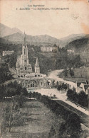 FRANCE - Lourdes - La Basilique - Vue Plongeante - Carte Postale Ancienne - Lourdes