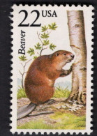 2039280227 1987 SCOTT 2316 (XX) POSTFRIS MINT NEVER HINGED - NORTH AMERICAN WILDLIFE - BEAVER - FAUNA - Unused Stamps