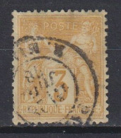 France: Y&T N° 86 ( Dents Courtes) Type II Oblitéré. TB !  - 1876-1898 Sage (Type II)
