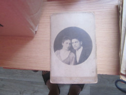 Old Cardboard Beograd Zivkovic I Antonievic Couples  Kabinet Portrait - Anciennes (Av. 1900)