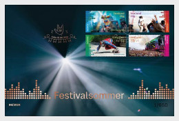 NORWAY 2024 EVENTS Culture SUMMER FESTIVALS - Fine Set FDC (Golden) - Nuovi