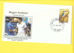 R46 - Roger Federer  Stanislas Wawrinka Austrlain Open 25.Januar 2011 - Tennis