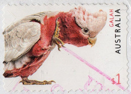 AUSTRALIA 2019 $1 Multicoloured, Australian Fauna-Galah Self Adhesive Die Cut FU - Used Stamps