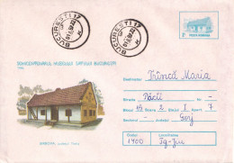 A24812 - Muzeul Satului Jud. Timis Cover Stationery Romania 1987 - Postwaardestukken