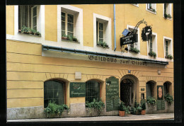 AK Passau, Gasthaus Zum Strauss, Schrottgasse 8  - Passau