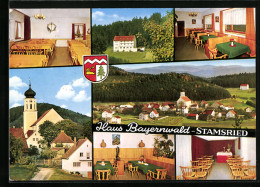 AK Stamsried /Bayer. Wald, Gasthaus U. Pension Haus Bayernwald, Kirche  - Other & Unclassified