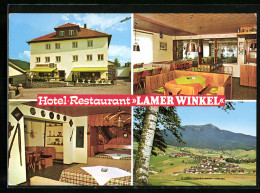 AK Lam /Bayer. Wald, Hotel-Restaurant Lamer Winkel, Marktplatz 9  - Other & Unclassified