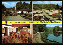 AK Fuldatal-Knickhagen, Das Fulda-Freizeitzentrum An Der Deutschen Märchenstrasse, Campingplatz, Kantine, See  - Fulda
