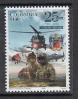 2020 Colombia Air Force Military Aviation Helicopters Complete Set Of 1 MNH - Colombie