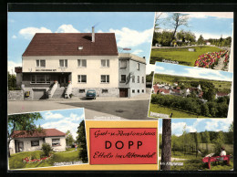AK Etteln Im Altenautal, Gast- Und Pensionshaus Dopp, Gästehaus, Roseneck, Talansicht  - Altena