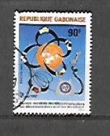 TIMBRE OBLITERE DU GABON DE  1987 N° MICHEL 989 - Gabun (1960-...)