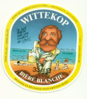 Oud Etiket Bier Wittekop - Brouwerij / Brasserie Riva Te Dentergem - Beer