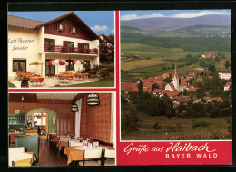 AK Haibach /Bayer. Wald, Café-Pension Ursula Spinler, Mit Speisezimmer, Ortsansicht  - Other & Unclassified