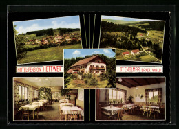 AK St. Englmar /Bayer. Wald, Hotel-Pension Hettwer, Innenansichten, Ortsansicht  - Other & Unclassified