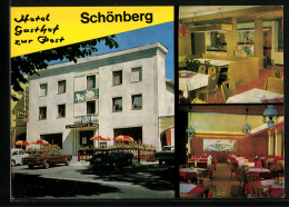 AK Schönberg / Bayer. Wald, Hotel Gasthof Zur Post, Mit Innenansichten, Marktplatz 19, Inh. Franz Und Maria Sigl  - Sonstige & Ohne Zuordnung