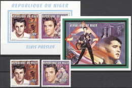 Niger 1996, Music, Elvis, 2val +2val In BF +BF - Niger (1960-...)