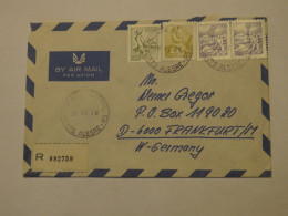 BRAZIL AIRMAIL REGISTERED COVER TO GERMANY 1978 - Other & Unclassified