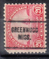 USA Precancel Vorausentwertungen Preo Locals Mississippi, Greenwood 698-704 - Vorausentwertungen