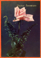 CP Heureux Anniversaire Fleurs Fleur Série 37720 1  Roses Rose Carte Vierge TBE - Fleurs