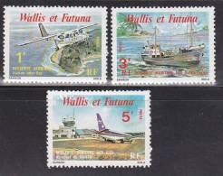 Wallis Et Futuna - Dessertes Aeriennes Et Maritimes - Neuf ** 254/255/256  - MNH - Nuovi