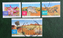 Fauna And Flora-desert Area 2002 (Mi 2138-2141) Used Gebruikt Oblitere Australia Australien Australie - Used Stamps