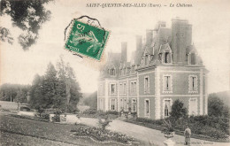 FRANCE - Saint Quentin Des Illes - Le Château - Jardin - Animé - Oblitération Ambulante - Carte Postale Ancienne - Autres & Non Classés