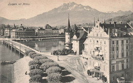 SUISSE - Luzern - Luzern Mit Pilatus - Carte Postale Ancienne - Luzern