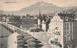 SUISSE - Luzern - Luzern Mit Pilatus - Carte Postale Ancienne - Lucerna