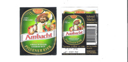 BASISMARKT - ZALTBOMMEL - ZWAAR BIER - AMBACHT - PILSENER BIER-  30 CL  -   2 BIERETIKETTEN  (BE 720) - Bière