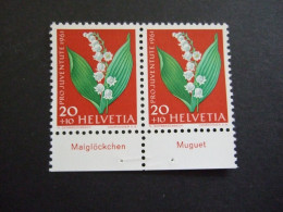 1961 Zu J 190 PRO JUVENTUTE Avec TABS FRANCIAS/ALLEMAN  (P25-04-350) - Unused Stamps