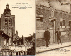 2 Prentbriefkaarten Poperinge - Oorlog 1914-1915 - Poperinge