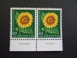 1961 Zu J 189 PRO JUVENTUTE Avec TABS FRANCIAS/ALLEMAN  (P25-03-350) - Unused Stamps