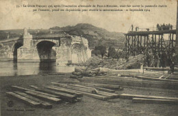 Le Génie Français à Pont à Mousson Retabli La Comminication 21 Seprembre 1914 RV - Pont A Mousson