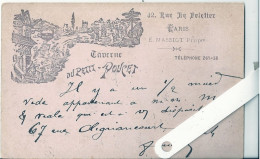 75 Paris IX,  Rue Le Peletier, Taverne Du Petit Poucet, E. Massiot, D09.106 - Paris (09)