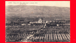 ITALIA - UMBRIA -  Assisi (Perugia) - Chiesa Di S. Maria D. Angeli E Campagna Umbra - Cartolina Viaggiata 1932 - Andere & Zonder Classificatie
