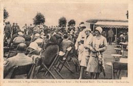 FRANCE - Deauville - La Plage Fleurie - Les Planches, Le Bar Du Soleil - The Flowered Beach - Carte Postale Ancienne - Deauville