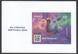 :-)France 2024 Neuf**- Timbre NFT - #NFTimbre2.1  Premier Jour. - Unused Stamps