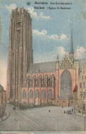 BELGIQUE - Malines - L'église Saint Rombaut - Carte Postale Ancienne - Mechelen