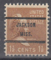 USA Precancel Vorausentwertungen Preo Bureau Mississippi, Jackson 804-71 - Préoblitérés