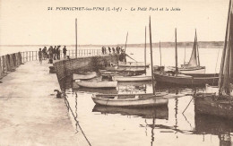 FRANCE - Pornichet Les Pins - Le Petit Port Et La Jetée - Bateaux - Animé - Carte Postale Ancienne - Pornichet